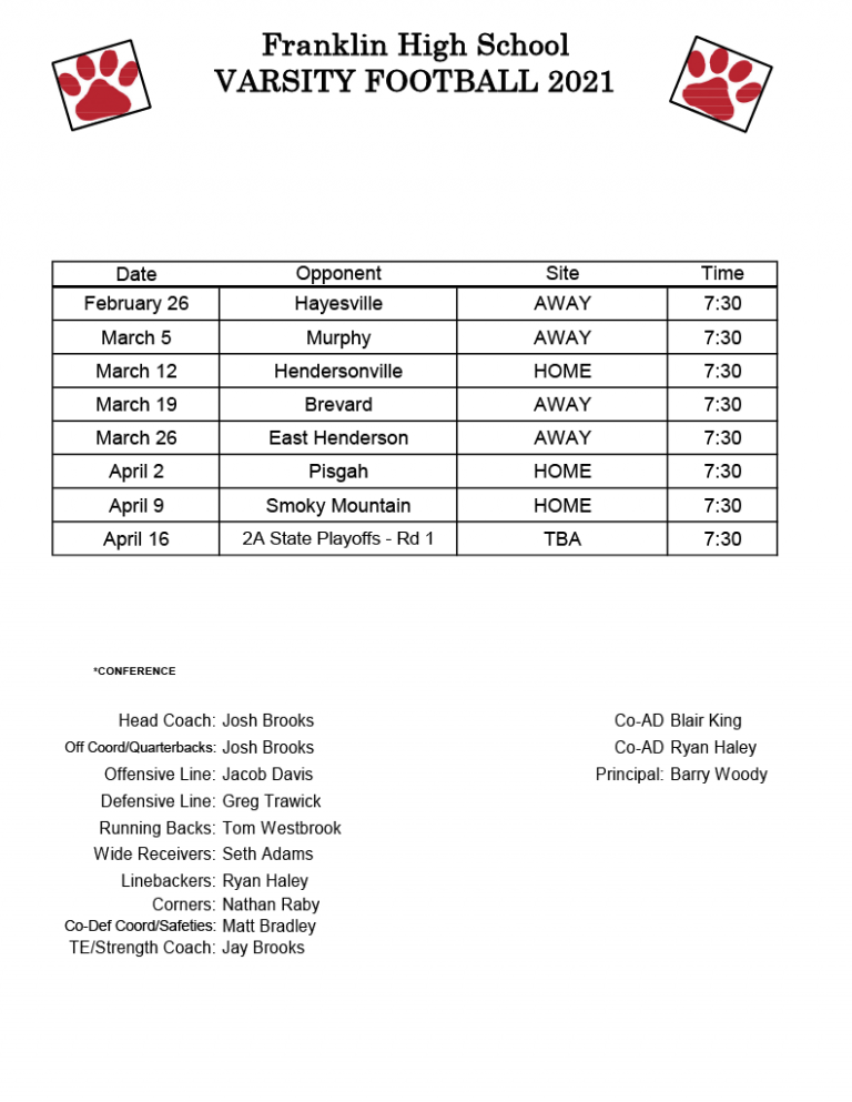 Varsity Football Schedule 20211024_1