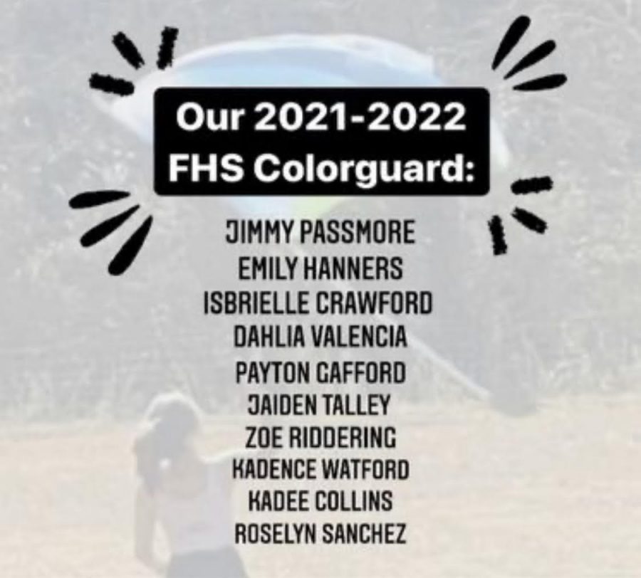 2021-2022+Marching+Panthers+Color+Guard